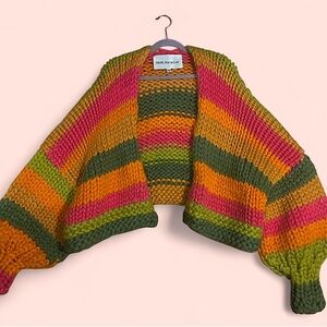 Hope Macaulay Aphaea Chunky Knit Cardigan size S/M